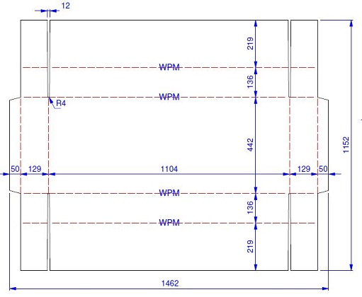 CC - Fefco - 1100x438x125
